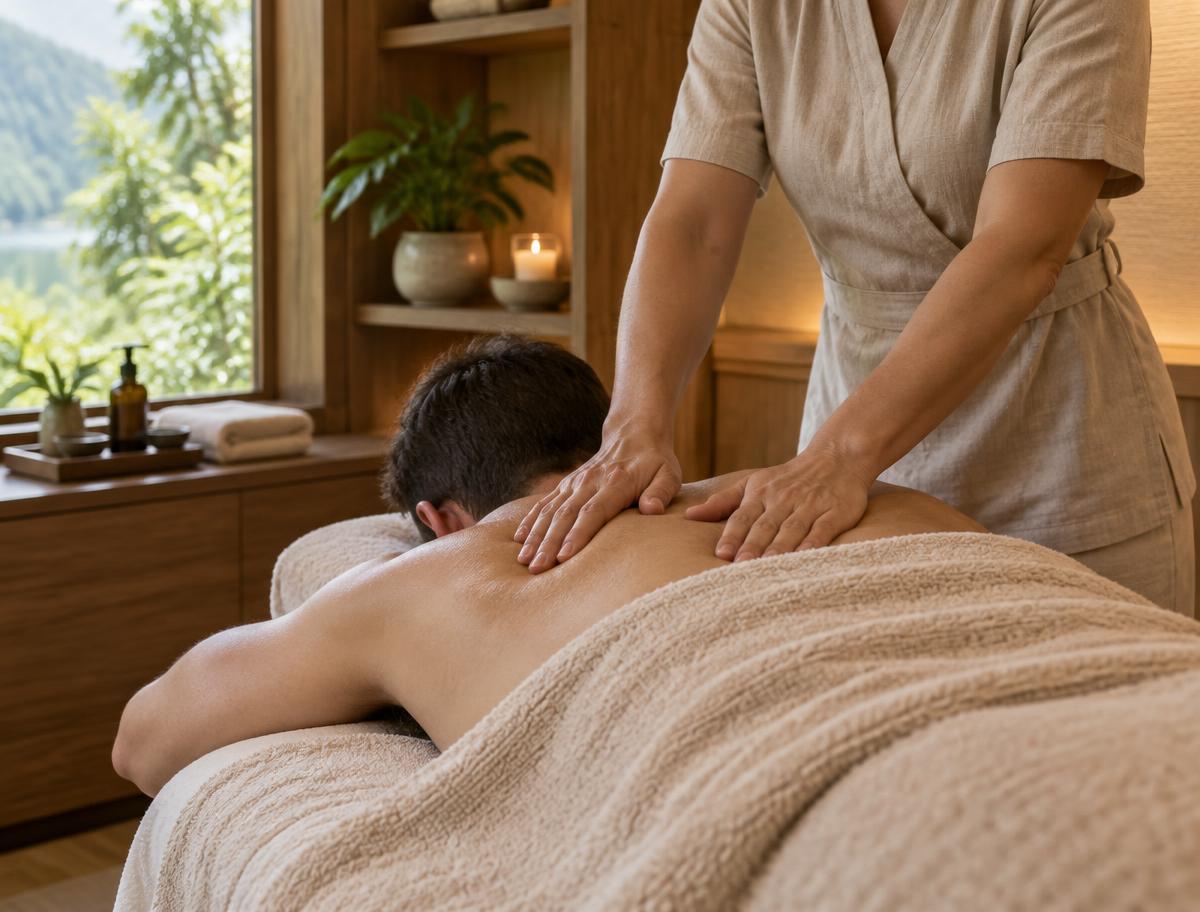 Massage sportif homme